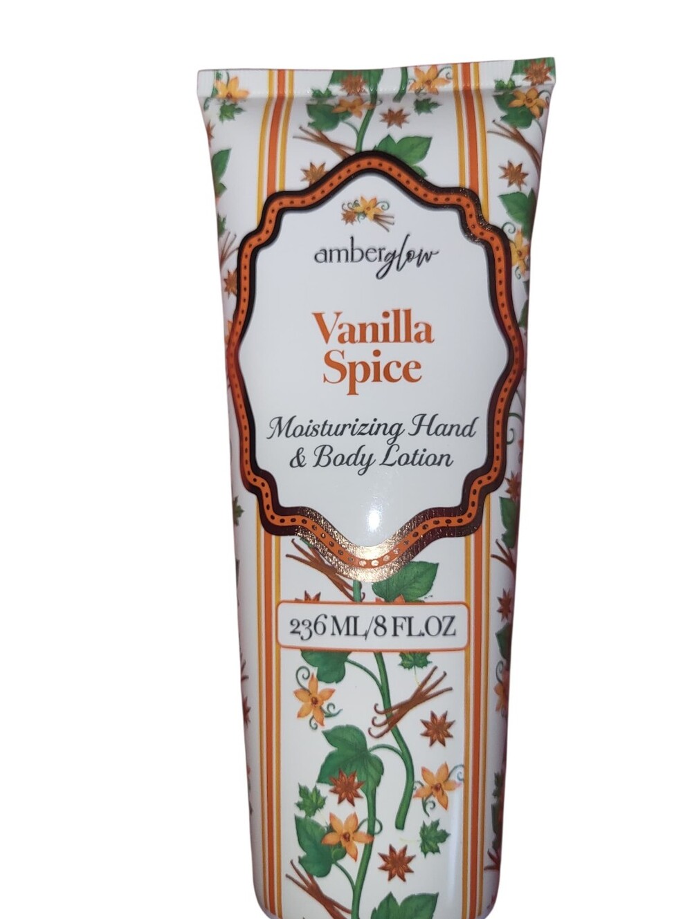 Vanilla Spice Moisturizing Hand & Body Lotion - White & Orange - Picture 2 of 3